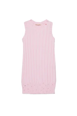 MARNI Abito a coste con logo Flower | Vestiti