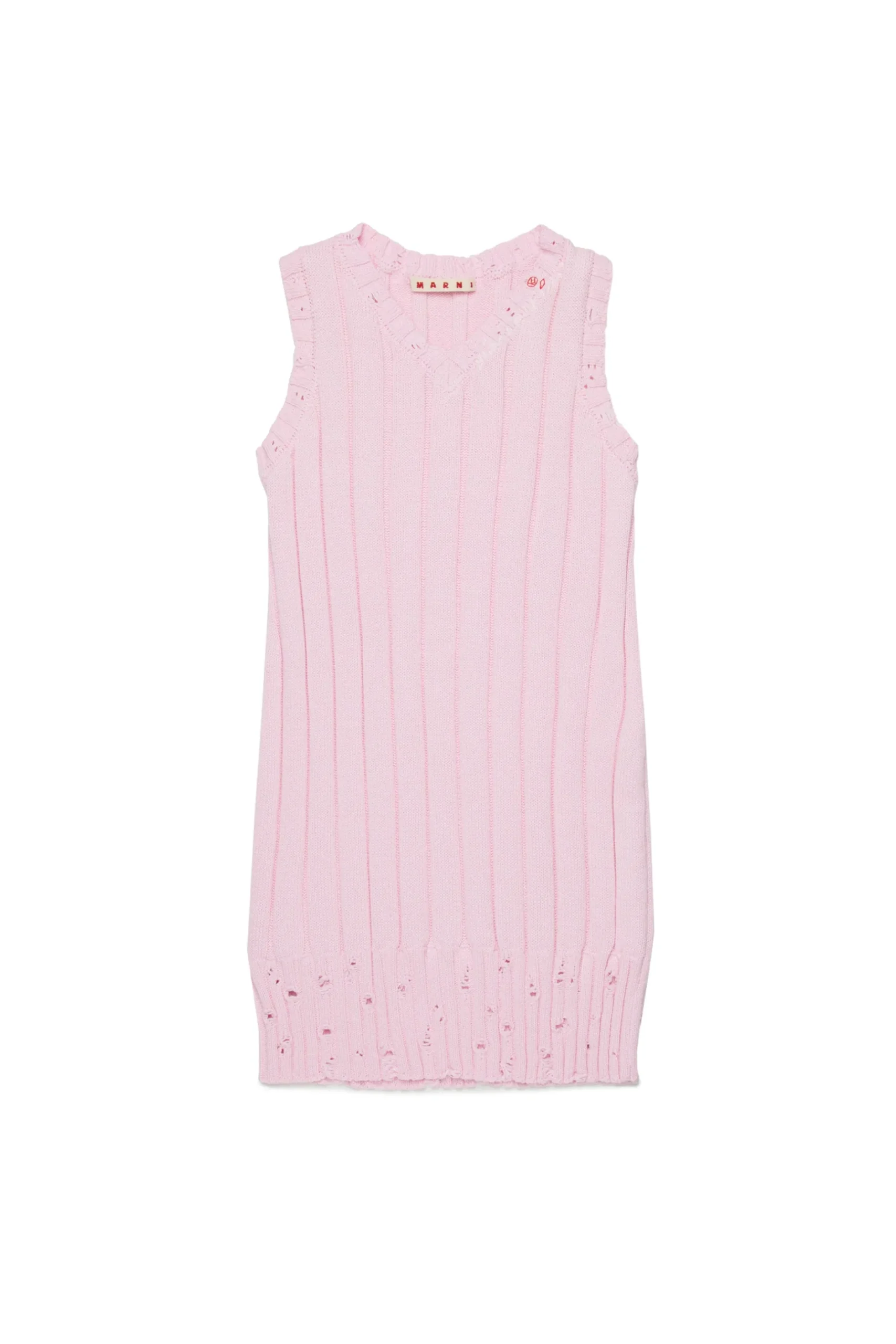 MARNI Abito a coste con logo Flower | Vestiti