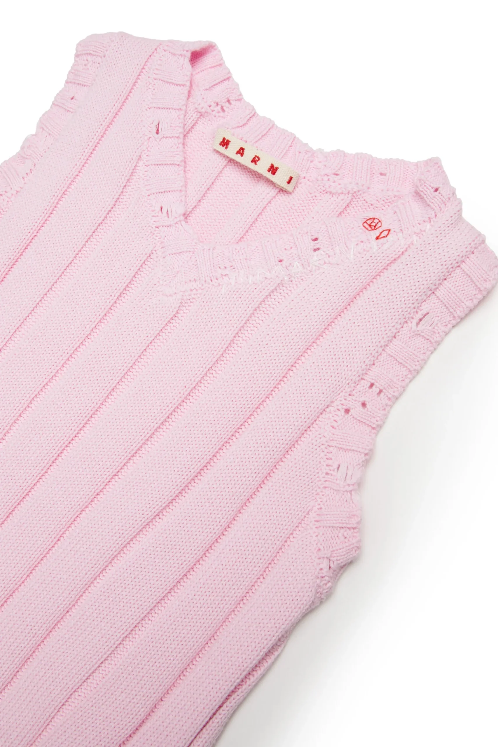 MARNI Abito a coste con logo Flower | Vestiti