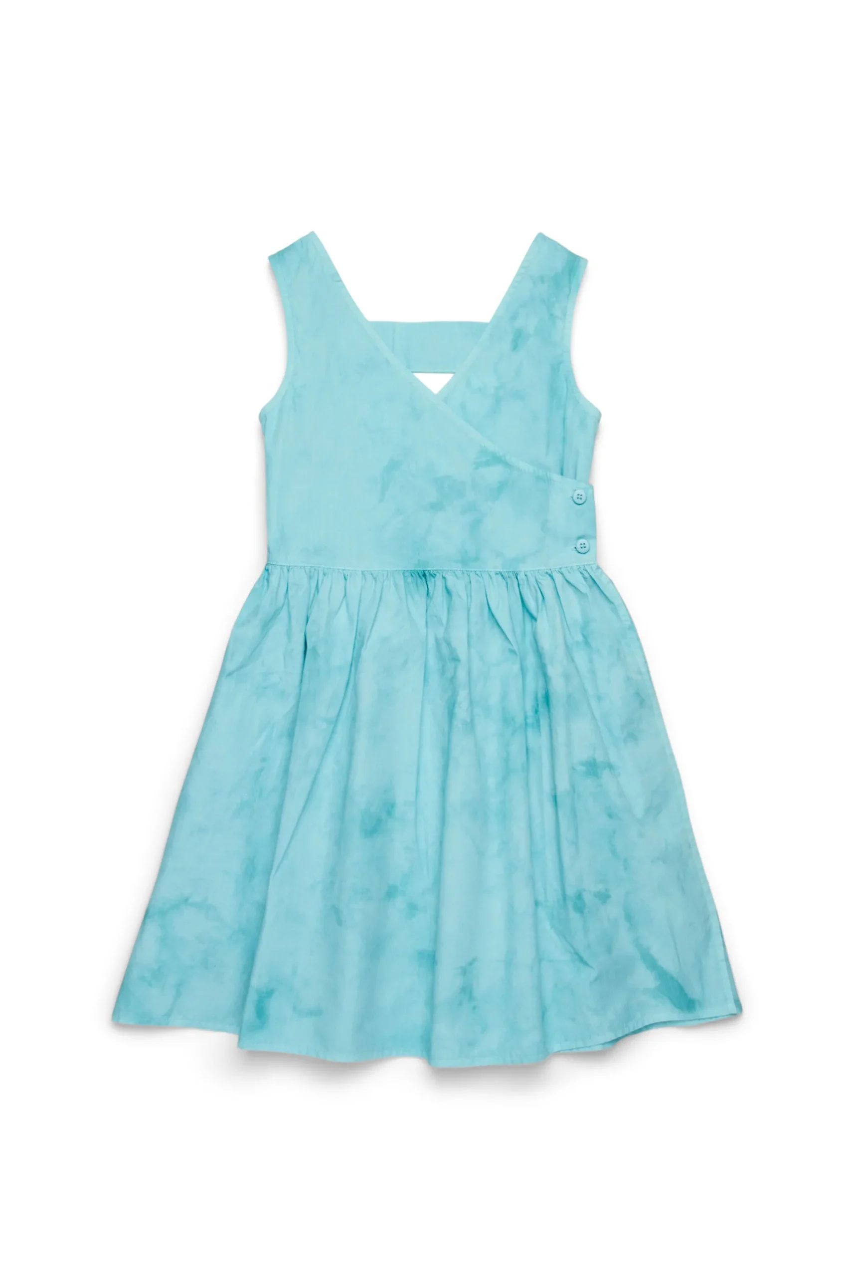 MAX&Co. Abito a portafoglio in popeline effetto acquarello | Bambino Vestiti | Party Looks