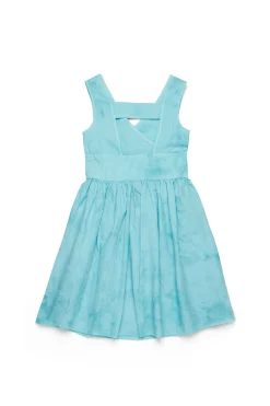 MAX&Co. Abito a portafoglio in popeline effetto acquarello | Bambino Vestiti | Party Looks