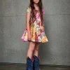 DSQUARED2 Abito allover Psychedelic Dreams | Bambino Vestiti | Party Looks