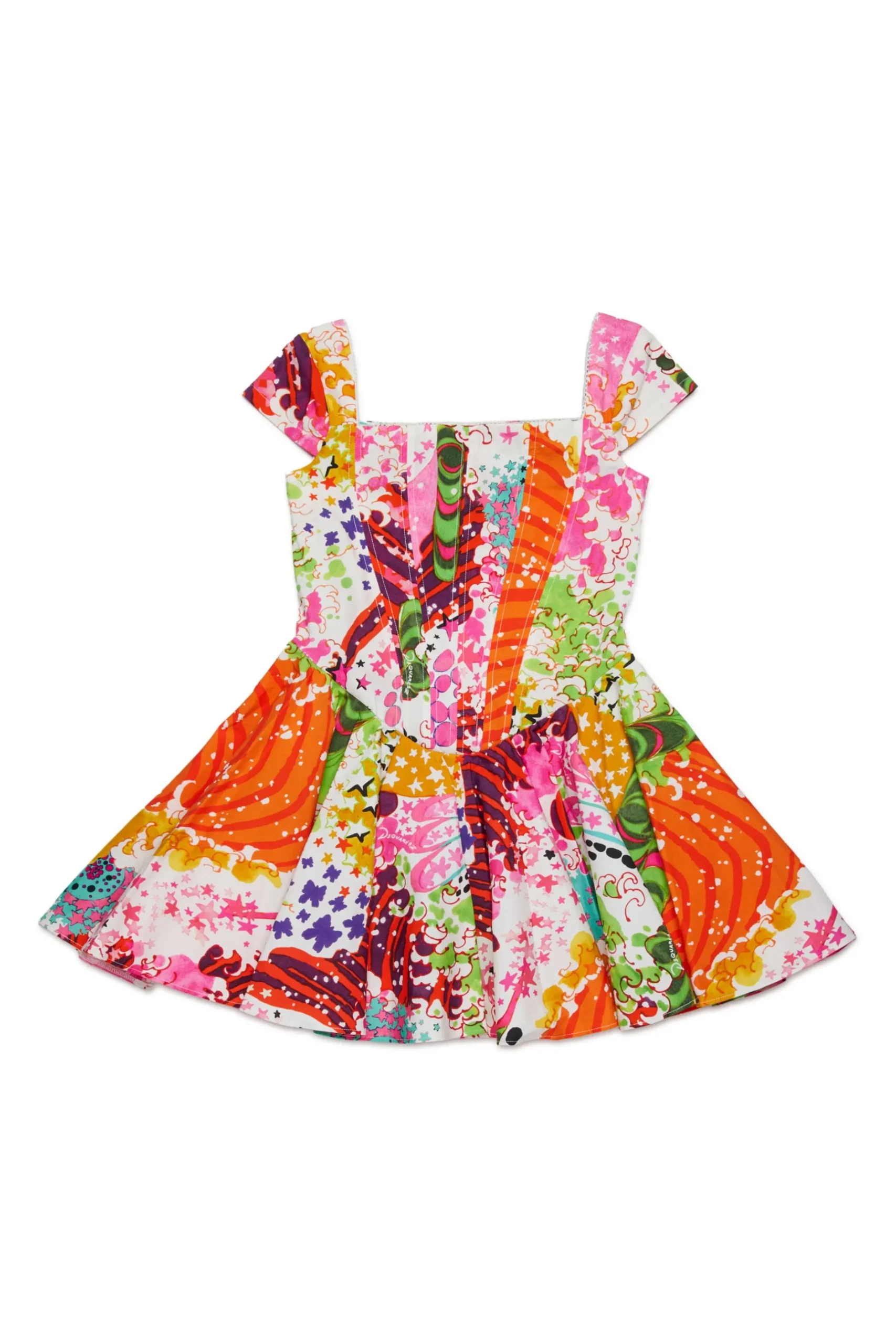 DSQUARED2 Abito allover Psychedelic Dreams | Bambino Vestiti | Party Looks