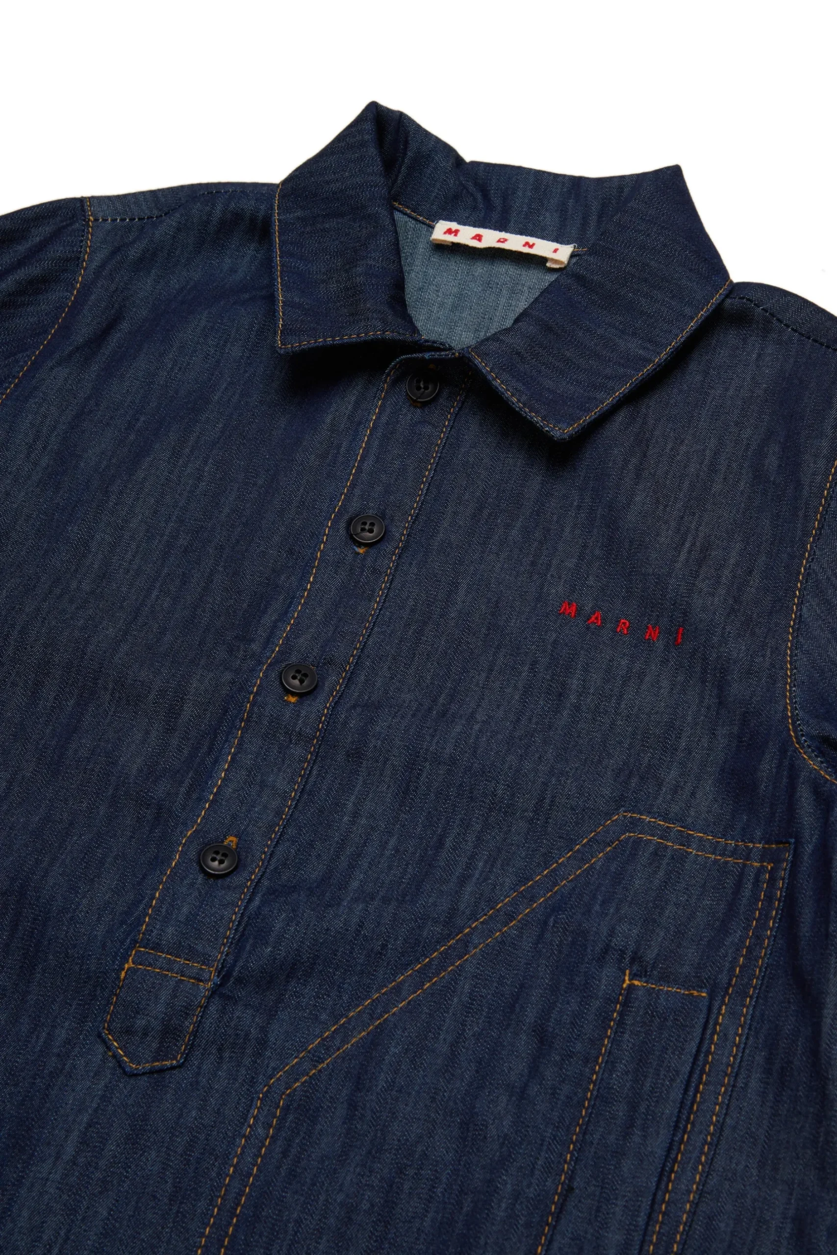 MARNI Abito camicia in denim scuro | Bambino Vestiti | Denim-Mania