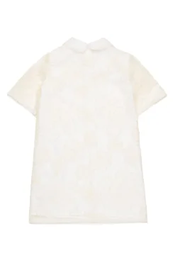 N°21 Abito con fiori in organza ricamata | Vestiti
