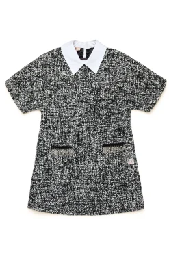 N°21 Abito in bouclé con catenelle | Vestiti