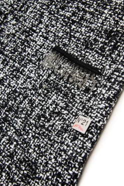 N°21 Abito in bouclé con catenelle | Vestiti