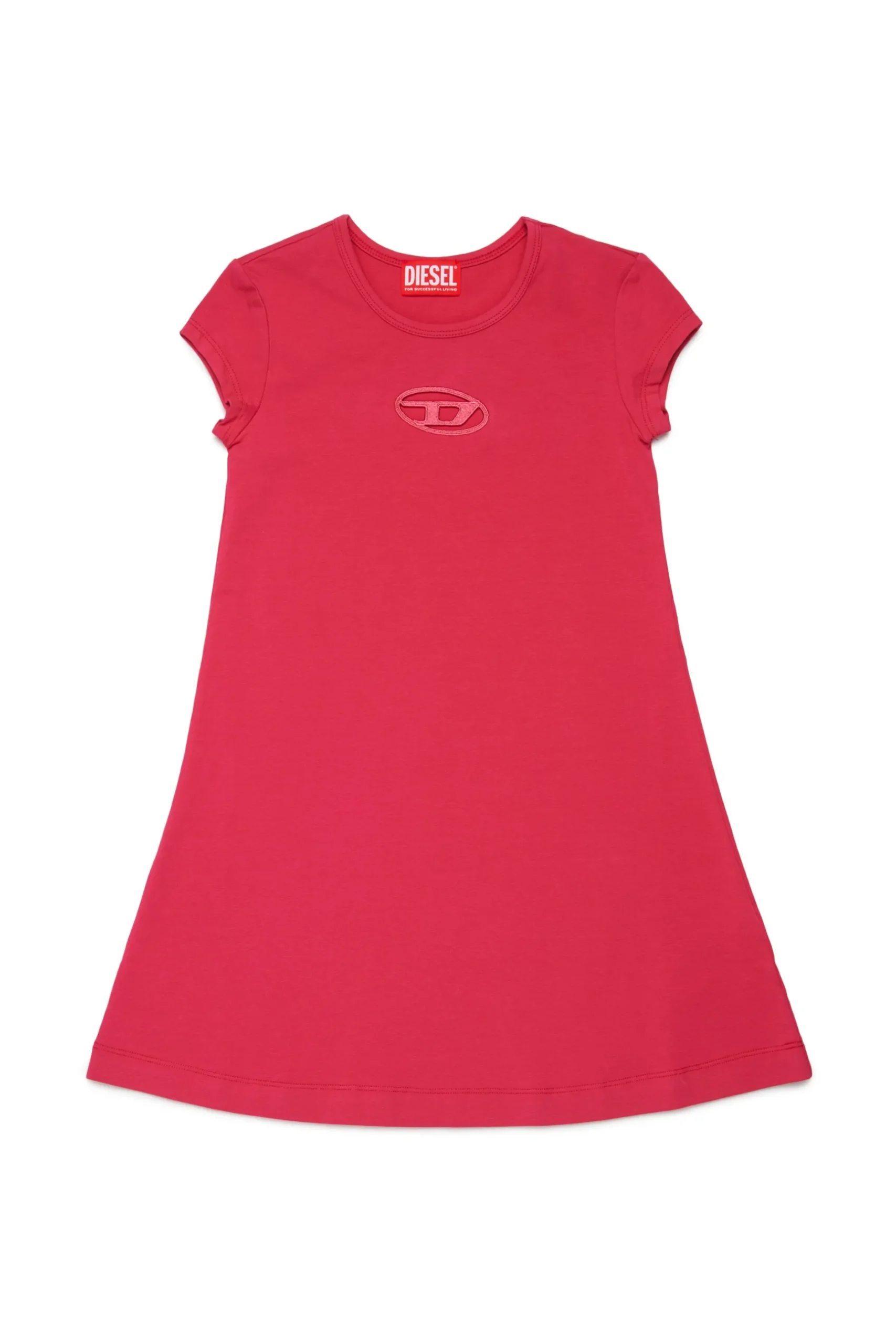 DIESEL Abito in cotone con logo Oval D | Bambino Vestiti | Oval D By Diesel