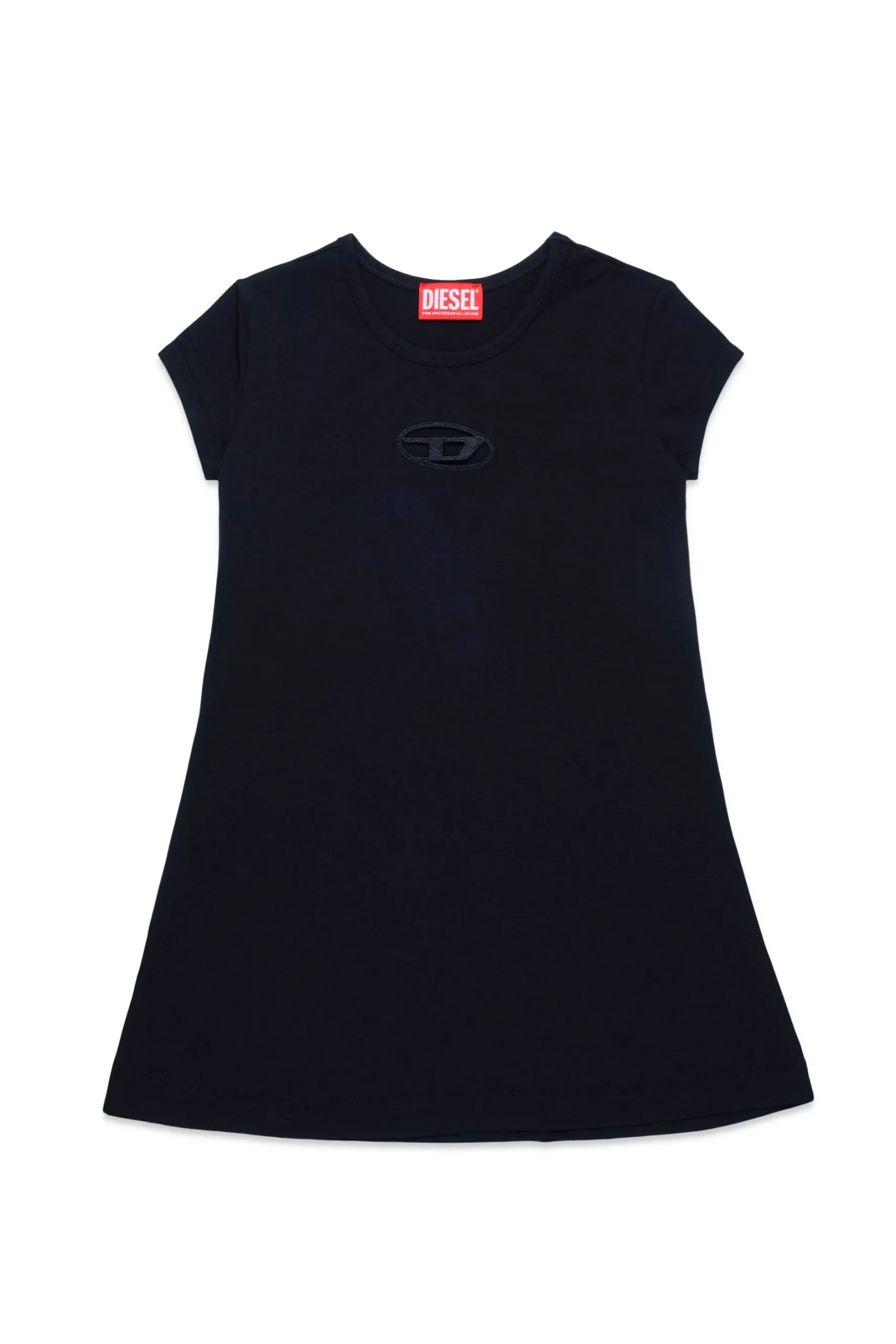 DIESEL Abito in cotone con logo Oval D | Bambino Vestiti | Oval D By Diesel