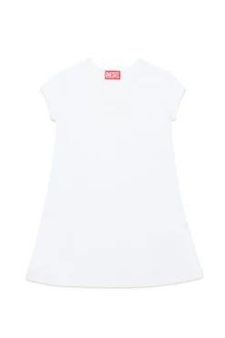 DIESEL Abito in cotone con logo Oval D | Bambino Vestiti | Oval D By Diesel