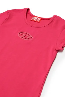 DIESEL Abito in cotone con logo Oval D | Bambino Vestiti | Oval D By Diesel