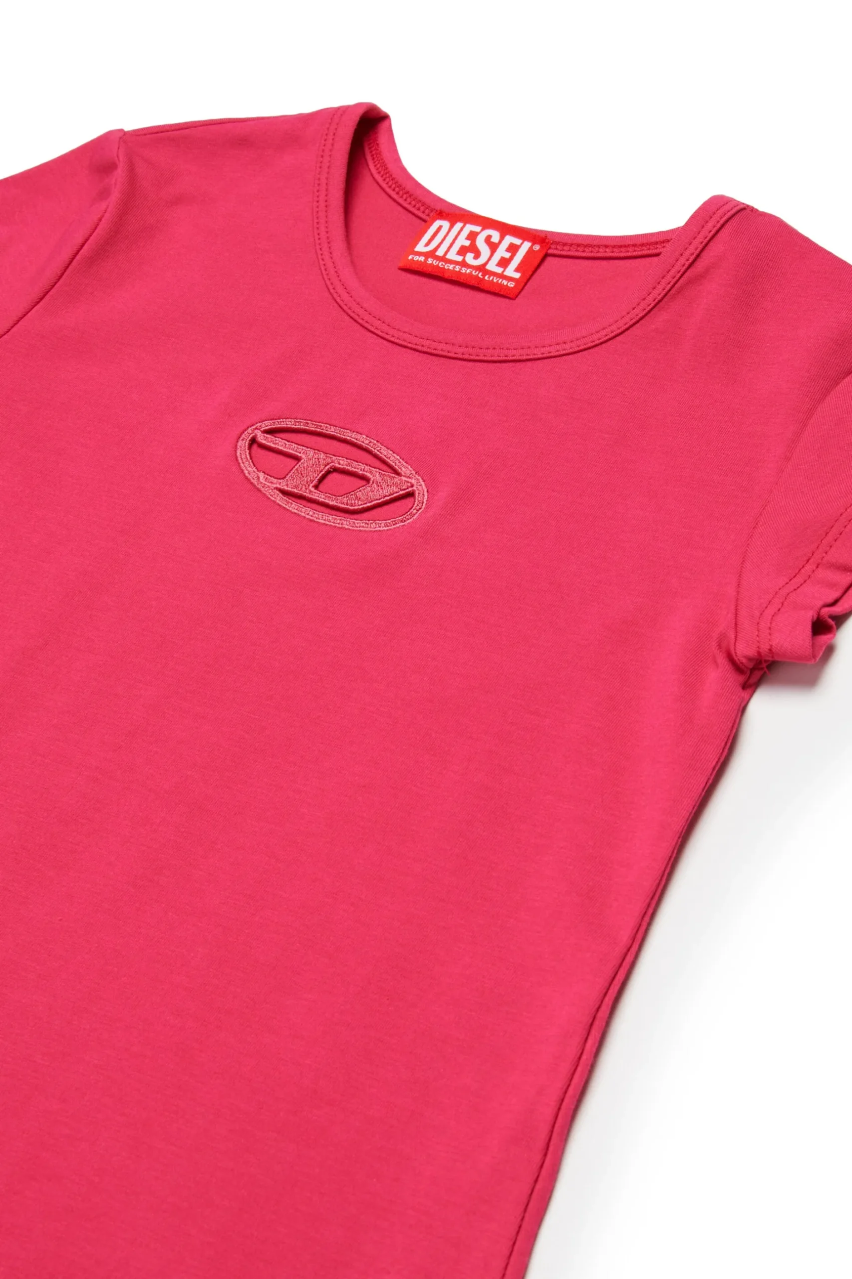 DIESEL Abito in cotone con logo Oval D | Bambino Vestiti | Oval D By Diesel