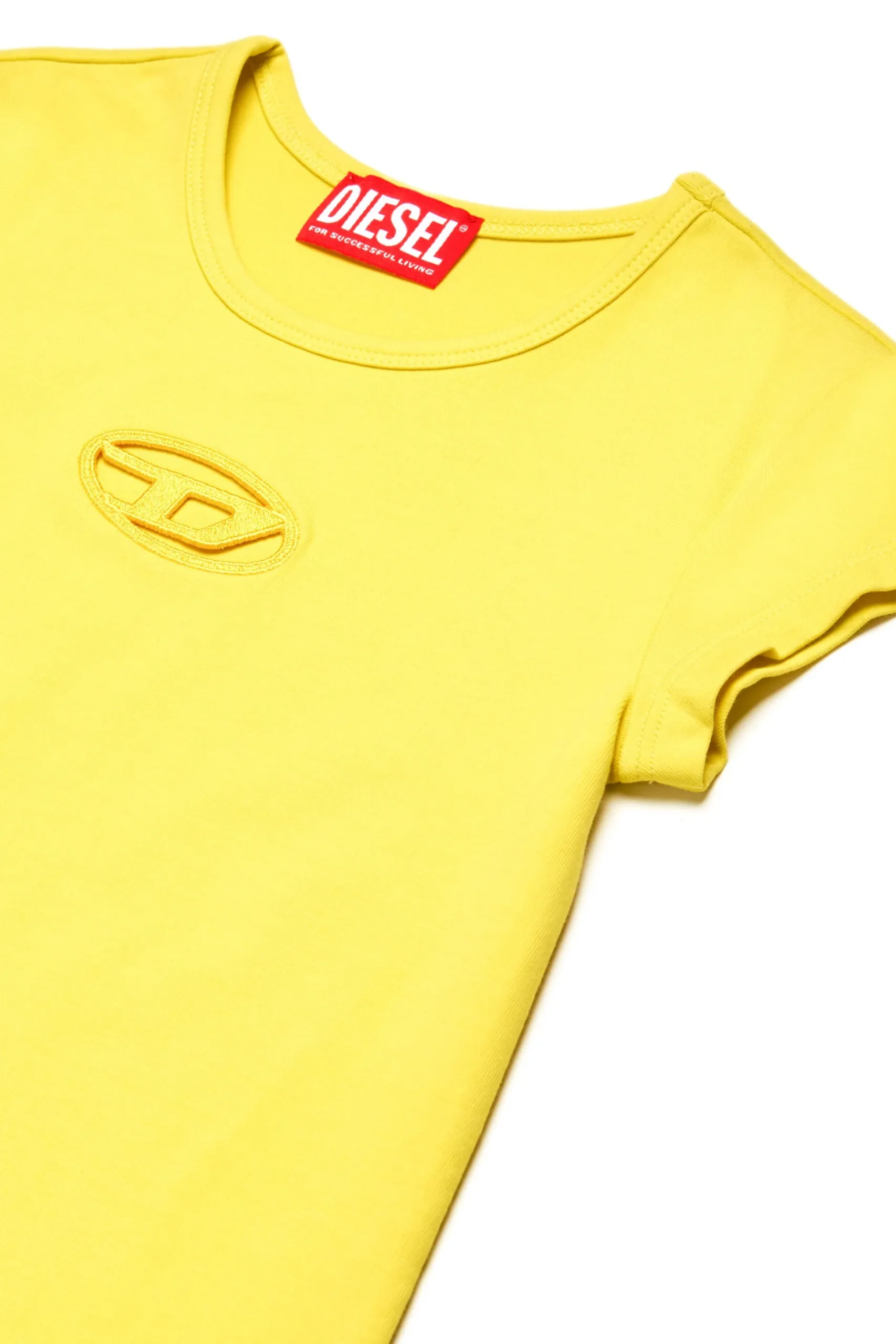 DIESEL Abito in cotone con logo Oval D | Bambino Vestiti | Oval D By Diesel