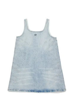 DIESEL Abito in denim chiaro con microstones | Bambino Vestiti | Denim-Mania