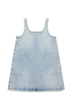 DIESEL Abito in denim chiaro con microstones | Bambino Vestiti | Denim-Mania