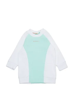 MARNI Abito in felpa bicolor con logo | Bambino Vestiti | Activewear