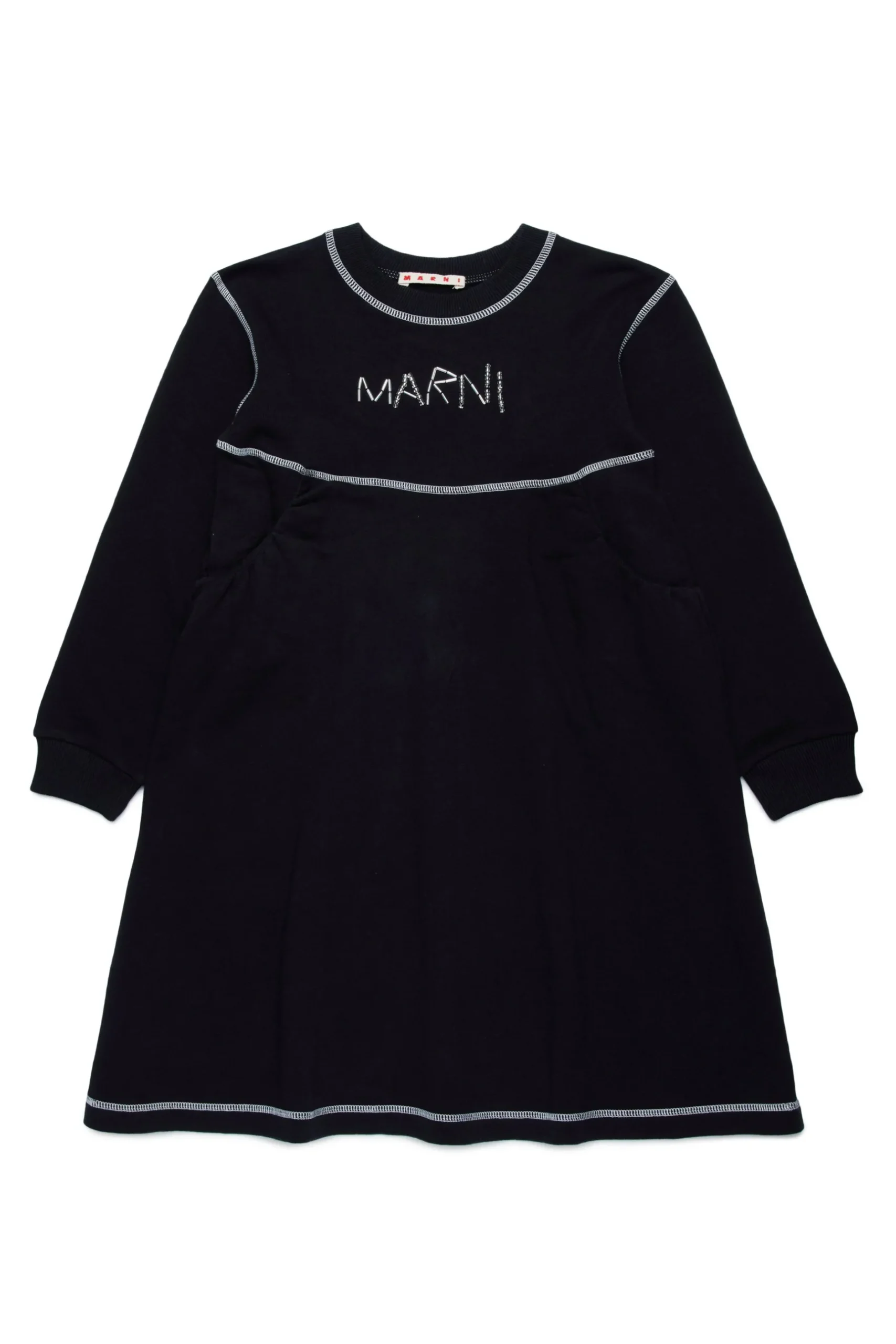 MARNI Abito in felpa con logo baguette | Vestiti