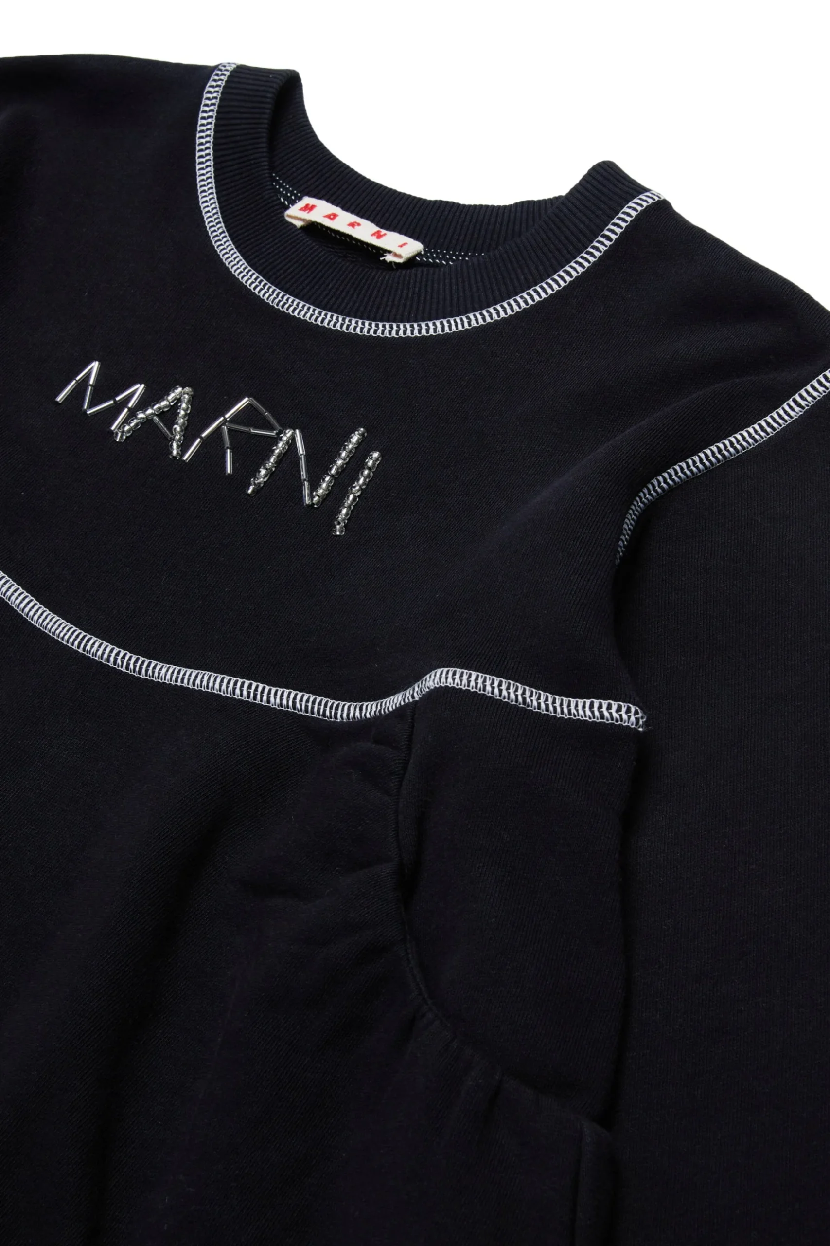 MARNI Abito in felpa con logo baguette | Vestiti