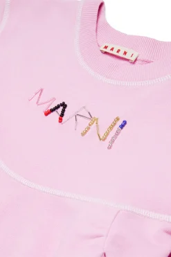 MARNI Abito in felpa con logo baguette | Vestiti
