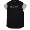 MARNI Abito in felpa con logo in rhinestones | Bambino Vestiti | Logomania