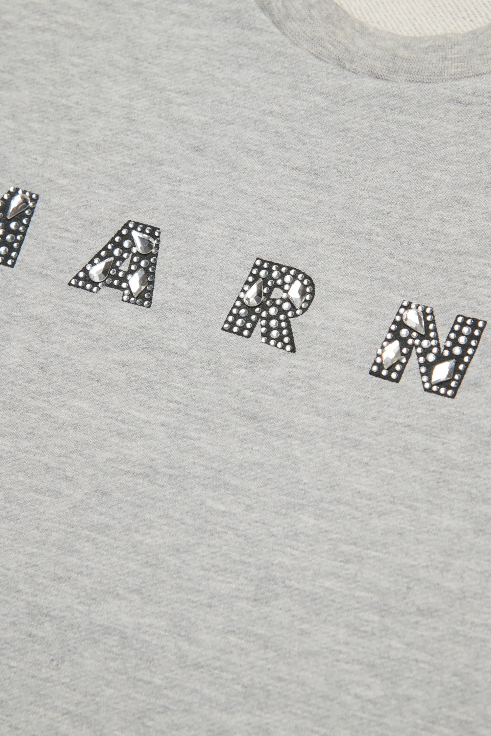 MARNI Abito in felpa con logo in rhinestones | Bambino Vestiti | Logomania