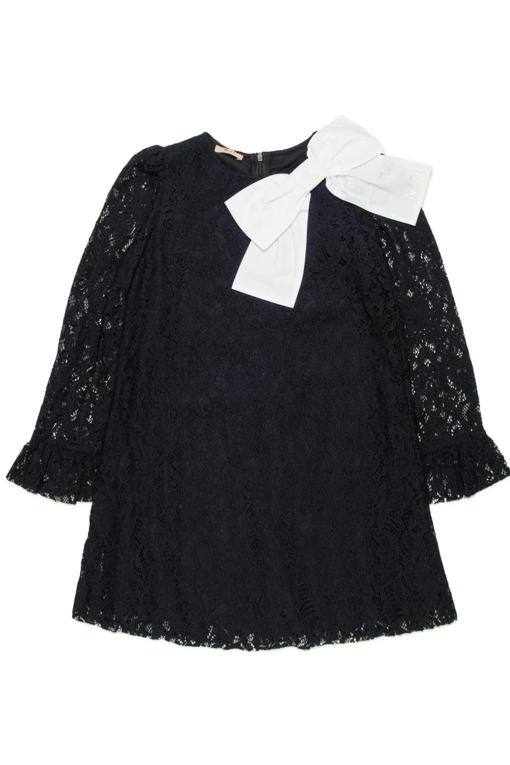 N°21 Abito in pizzo con fiocco | Vestiti
