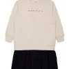 MM6 MAISON MARGIELA Abito maxi-felpa con doppia balza | Vestiti
