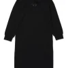DIESEL Abito maxi-felpa con logo oval D ricamato | Vestiti