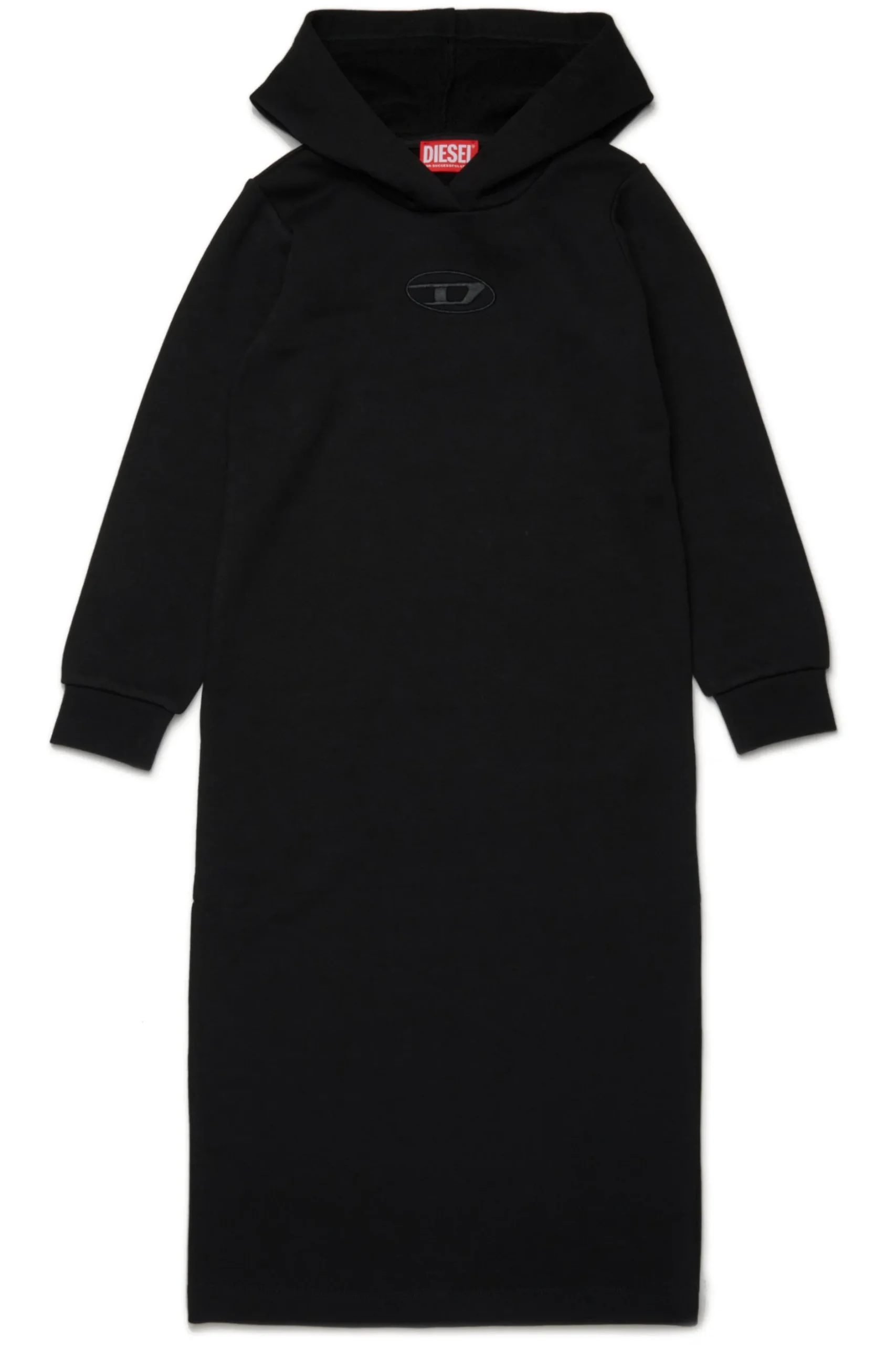 DIESEL Abito maxi-felpa con logo oval D ricamato | Vestiti