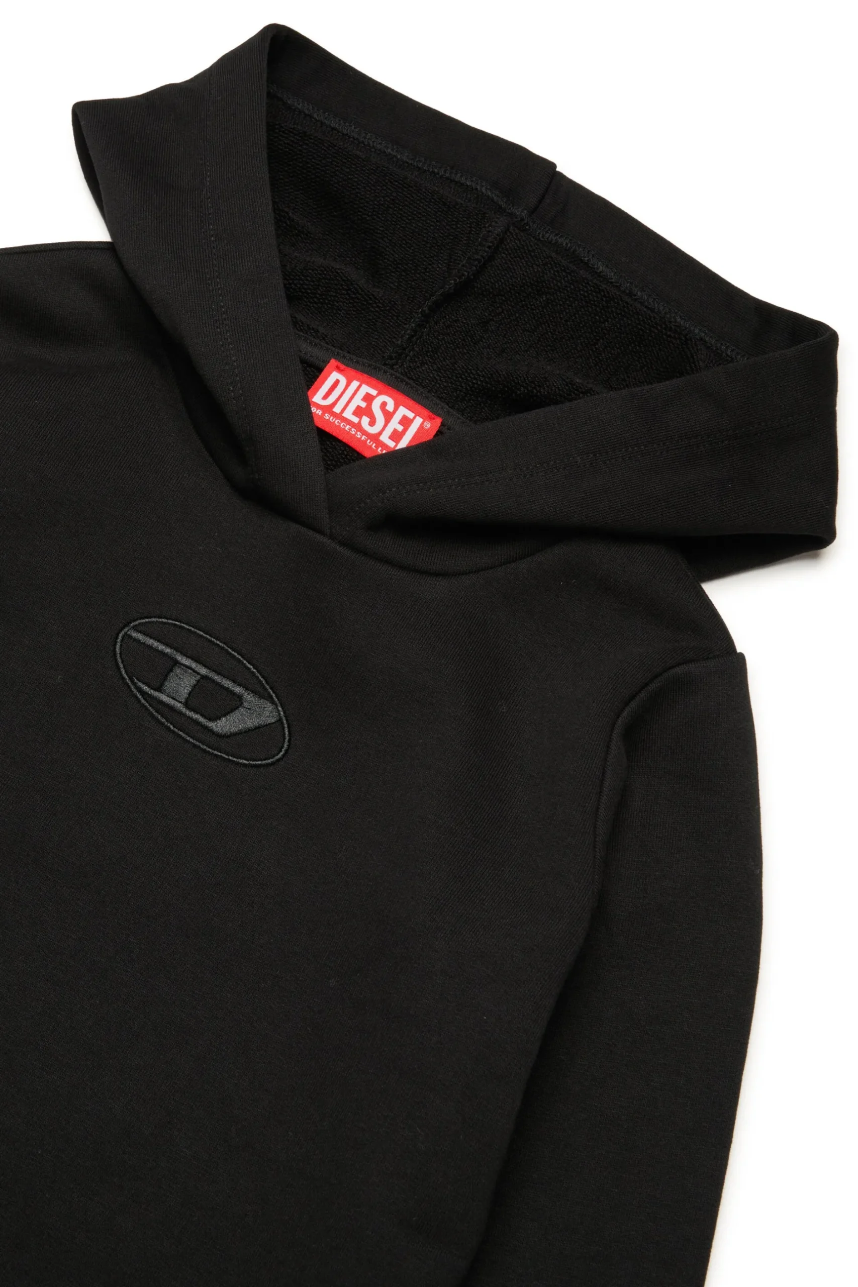 DIESEL Abito maxi-felpa con logo oval D ricamato | Vestiti