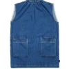 MM6 MAISON MARGIELA Abito smanicato in denim leggero con tasche | Bambino Vestiti | Denim-Mania