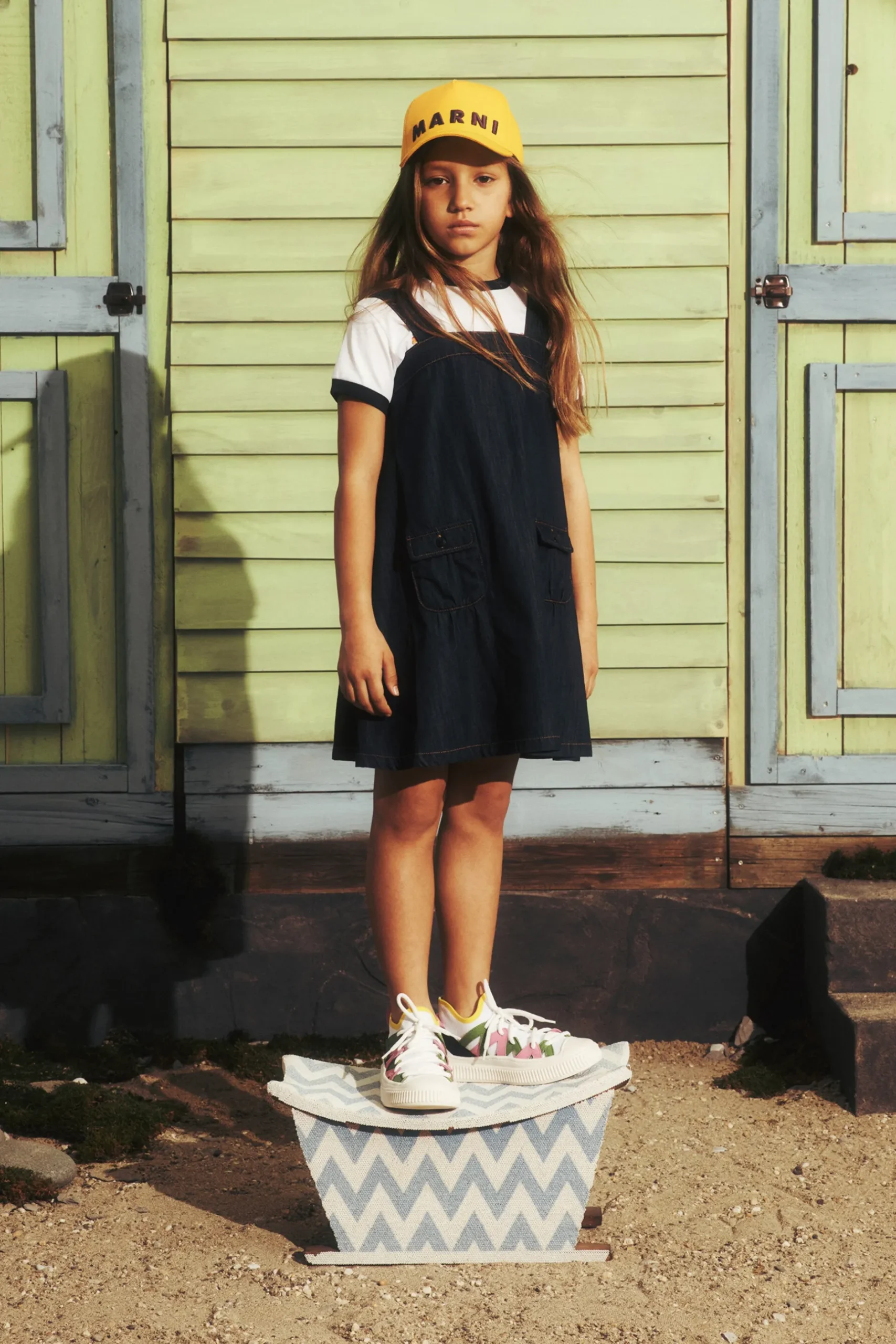 MARNI Abito smanicato in denim scuro | Bambino Vestiti | Denim-Mania