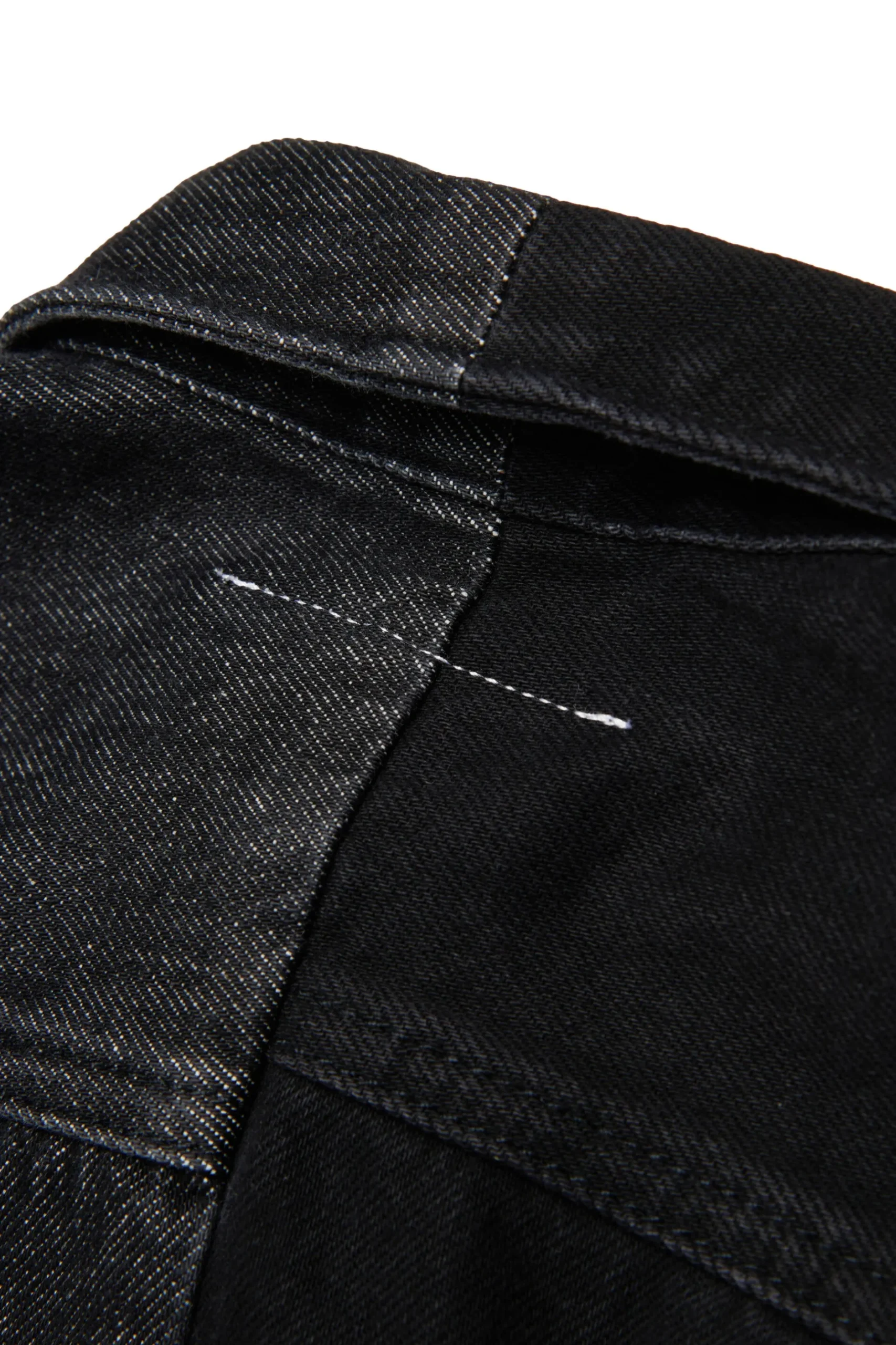 MM6 MAISON MARGIELA Abito smanicato in denim bicolor con lettering | Bambino Vestiti | Denim-Mania