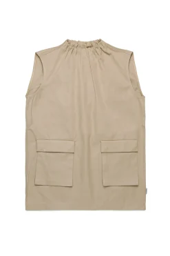MM6 MAISON MARGIELA Abito smanicato in twill con tasche | Vestiti