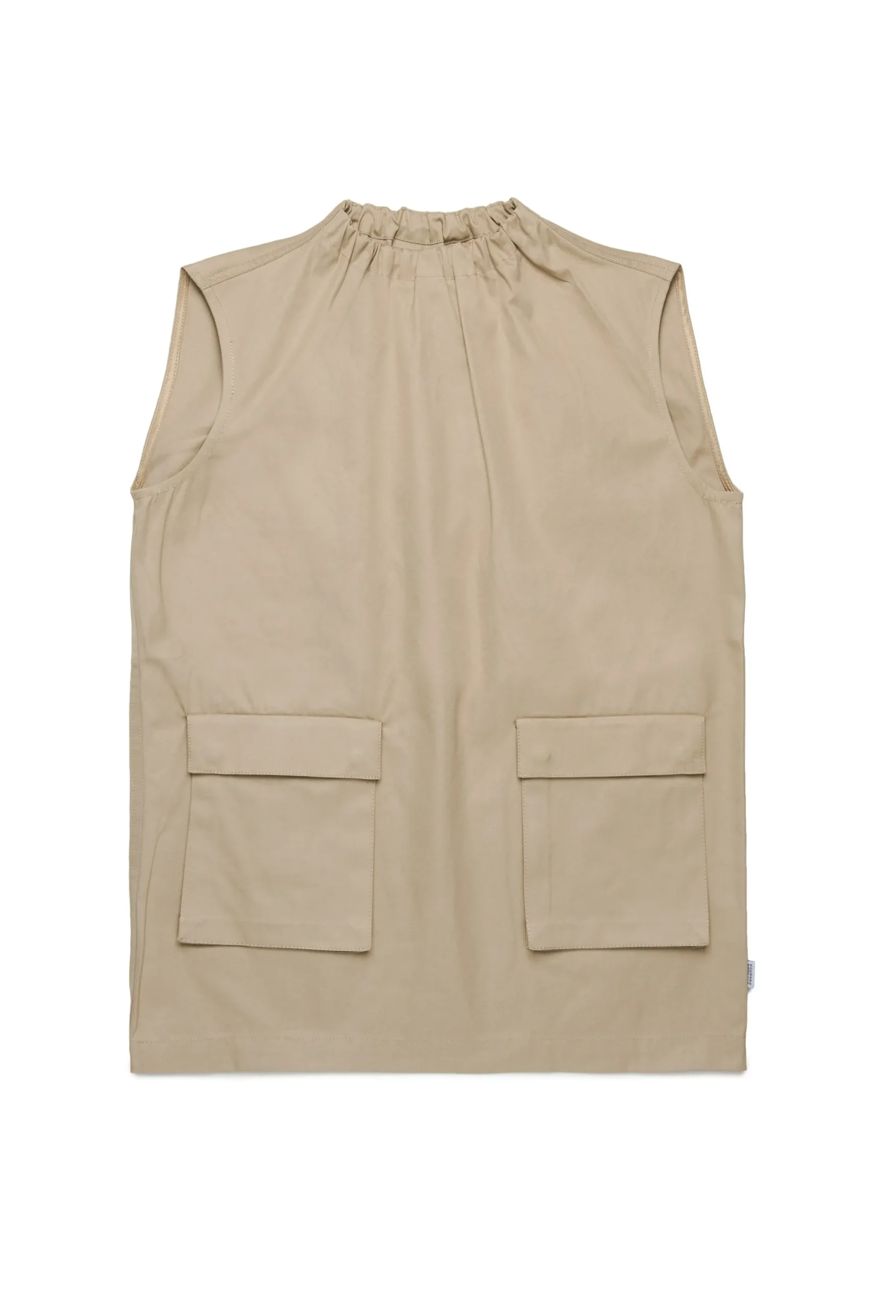MM6 MAISON MARGIELA Abito smanicato in twill con tasche | Vestiti
