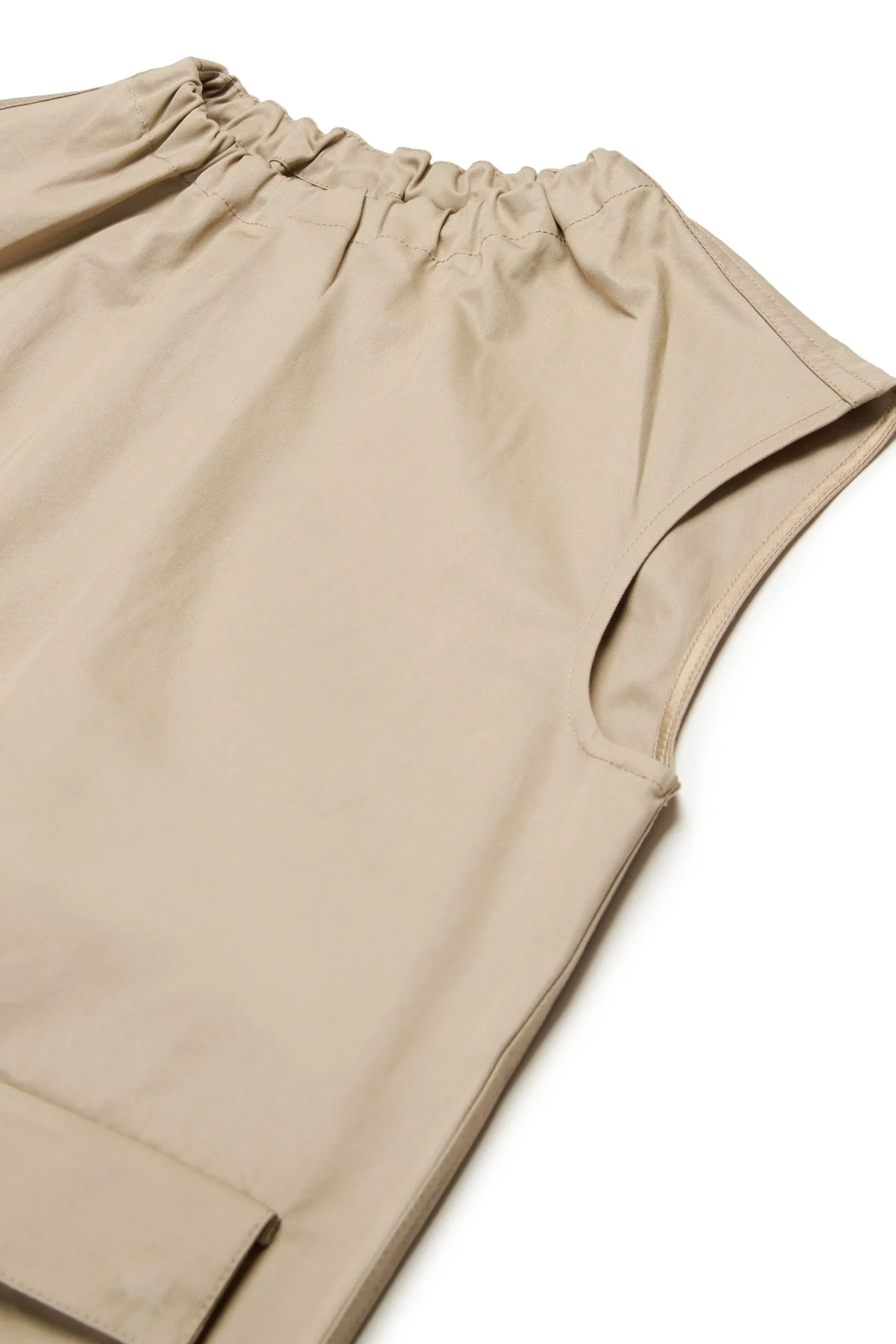 MM6 MAISON MARGIELA Abito smanicato in twill con tasche | Vestiti