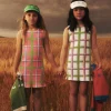 MARNI Abito tubino in maglia a coste allover Check | Vestiti