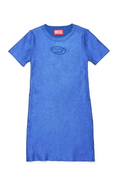 DIESEL Abito tubino in maglia a coste effetto mylar | Bambino Vestiti | Oval D By Diesel