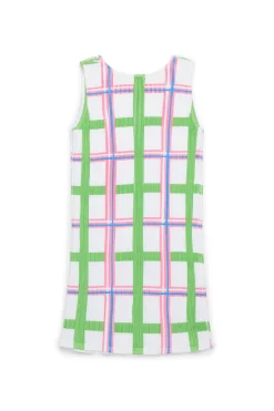 MARNI Abito tubino in maglia a coste allover Check | Vestiti