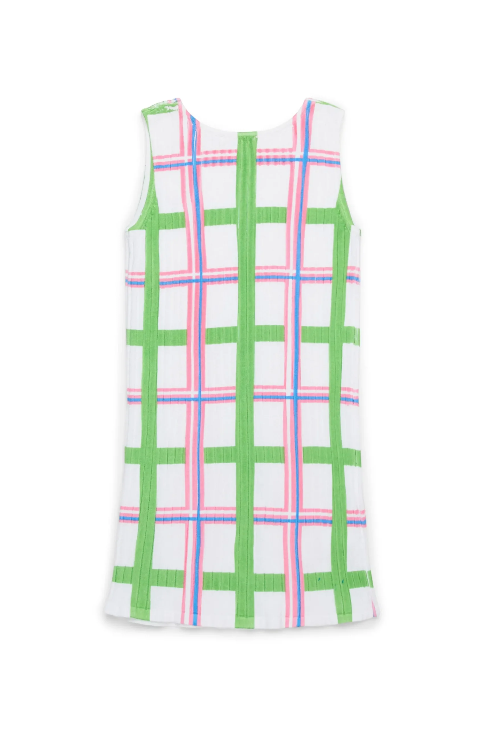 MARNI Abito tubino in maglia a coste allover Check | Vestiti
