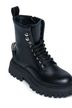 DSQUARED2 Anfibi stringati con logo | Stivali E Anfibi | Anfibi E Stivali