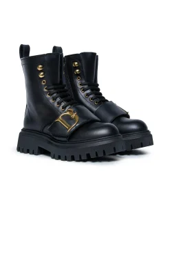 DSQUARED2 Anfibi stringati statement con logo | Stivali E Anfibi | Anfibi E Stivali