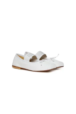 MM6 MAISON MARGIELA Ballerine classiche in pelle con Numeric logo | Bambino Sandali E Ciabatte | Ciabatte E Sandali
