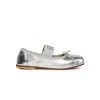 MM6 MAISON MARGIELA Ballerine in pelle con Numeric logo | Sandali E Ciabatte | Ciabatte E Sandali