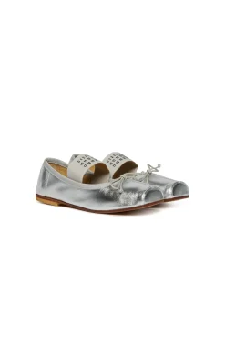 MM6 MAISON MARGIELA Ballerine in pelle con Numeric logo | Sandali E Ciabatte | Ciabatte E Sandali