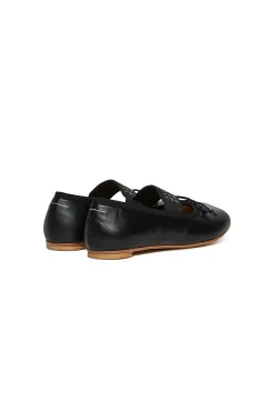 MM6 MAISON MARGIELA Ballerine in pelle con Numeric logo | Sandali E Ciabatte | Ciabatte E Sandali