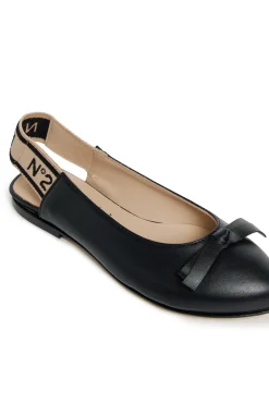 N°21 Ballerine slingback in pelle con fiocco | Sandali E Ciabatte | Ciabatte E Sandali