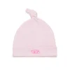 DIESEL Berretto beanie in microcostine con logo Oval D | Bambino Neonato (0-12M) | Oval D By Diesel