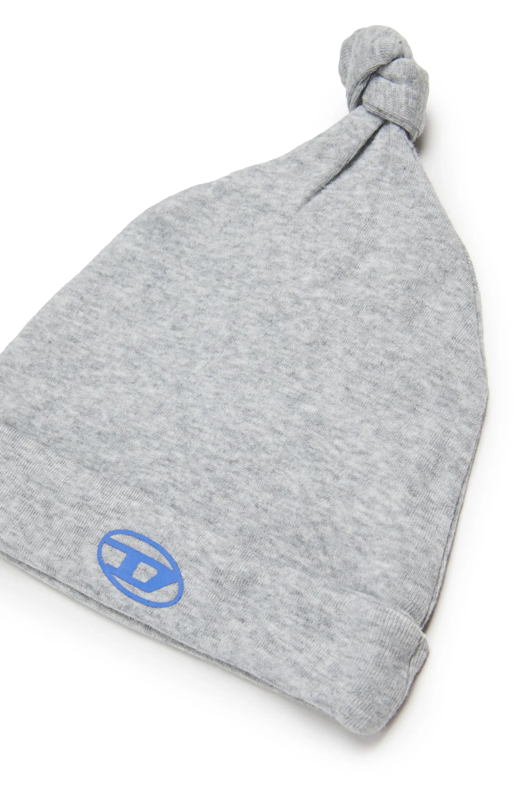 DIESEL Berretto beanie in microcostine con logo Oval D | Bambino Neonato (0-12M) | Oval D By Diesel