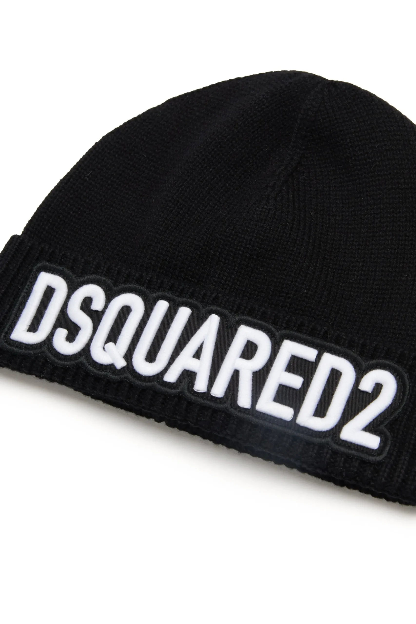 DSQUARED2 Berretto beanie in misto lana con logo | Bambino Berretti E Cappelli | Berretti E Cappelli